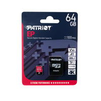 Pamäťová karta Patriot Memory PEF64GEP31MCX 64 GB EP A1 V30 microSD SDXC pre telefóny a tablety s Androidom na nahrávanie 4K videa 3