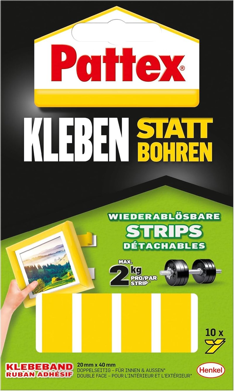 Pattex PXMS1 Ragasztó Szalag Fúrás Nélkül Eltávolítható