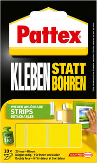 Lepiaca páska Pattex PXMS1 bez vŕtania, odstrániteľná – 120 ks 1