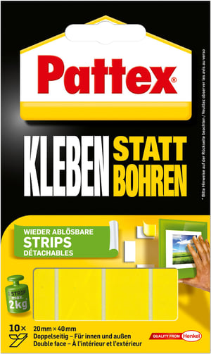Lepiaca páska Pattex PXMS1 bez vŕtania, odstrániteľná – 120 ks