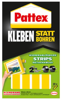 Lepiaca páska Pattex PXMS1 bez vŕtania, odstrániteľná – 120 ks 2