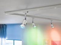 Bec LED Paulmann 29147 Standard 230V Smart Home Zigbee Reflector GU10 350lm 4,8W RGBW+ Reglabil Alb Mat 5