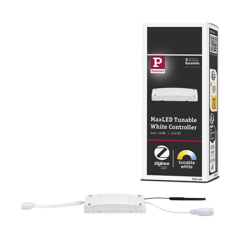 Controler Paulmann 500.46 Smarthome Zigbee MaxLED Tunable White 144W 24V DC compatibil cu Amazon Echo Plus
