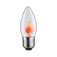 Bec LED cu efect de flacără Paulmann 53100, 3W, E27, lumină decorativă tip lumânare, 9,5x35x9,5 cm 1
