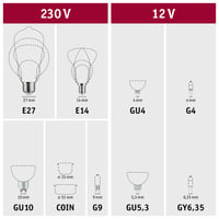 Bec LED cu efect de flacără Paulmann 53100, 3W, E27, lumină decorativă tip lumânare, 9,5x35x9,5 cm 2