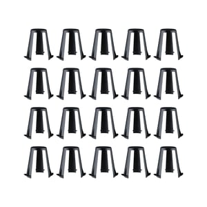 Paulmann 92402 Distancer za ugradbene svjetiljke set od 20 komada 62-90 mm crna plastika