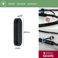 Capac cutie transformator Paulmann 939.04 Plug & Shine din plastic, accesoriu pentru iluminat exterior 93904 4