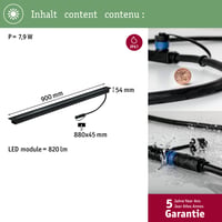 Paulmann 93921 Plug & Shine LED Kültéri Beépíthető Lámpa Teraszvilágítás IP67 8W 24V 95° 3000K Meleg Fehér Beépített Spotlámpa 4