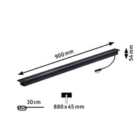 Paulmann 93921 Plug & Shine LED Kültéri Beépíthető Lámpa Teraszvilágítás IP67 8W 24V 95° 3000K Meleg Fehér Beépített Spotlámpa 5
