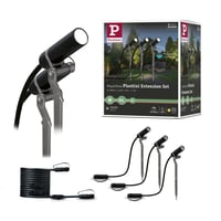 Paulmann 94156 Plug & Shine Plantini Spot set za nadogradnju 3000K 24V antracit aluminij vanjska vrtna reflektorska svjetiljka 1