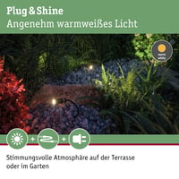 Paulmann 94156 Plug & Shine Plantini Spot set za nadogradnju 3000K 24V antracit aluminij vanjska vrtna reflektorska svjetiljka 3