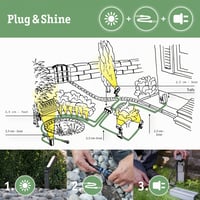 Paulmann 94547 Plug & Shine Ito LED vonkajšie stĺpikové svietidlo, vertikálne, IP65, 6W, antracit, 3000K 5