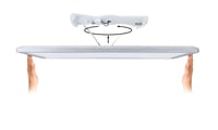 Paulmann Atria Shine 71031 LED panel stropna svjetiljka s pozadinskim osvjetljenjem, četvrtasta, IP44, 22W, 2300lm, 580x200mm, plastika s efektom drveta, 3000K 10