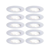 Paulmann Calla 99922 LED ugradbena svjetiljka okrugla 10x6W bijela mat rotirajući stropni spot 1