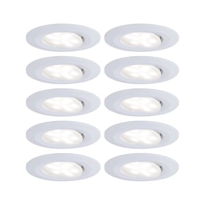 Paulmann Calla 99922 LED ugradbena svjetiljka okrugla 10x6W bijela mat rotirajući stropni spot