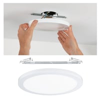 Paulmann Cover-it 95390 LED panel ugradbeni 2u1 330 mm okrugli 22W neutralno bijela mat plastika stropna svjetiljka 4000K 8