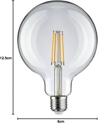 Paulmann LED Globe Filament G125 9W E27 Meleg Fehér 2700K Retro Izzó 6