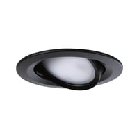 Paulmann Nova 94472 LED ugradbena svjetiljka 3 kom. Coin zakretna toplo bijela 3-stupanjsko prigušivanje okrugla 3x6,5W crna mat aluminij 2700K 9