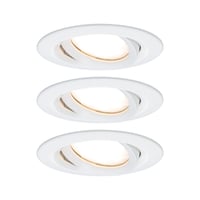 Paulmann Nova Plus 936.82 Vstavané LED svietidlo okrúhle 3x6,8W biele matné otočné stmievateľné IP44 odolné proti striekajúcej vode 8
