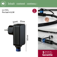 Paulmann Plug & Shine 98848 vanjsko napajanje IP44 230/24V DC 21W transformator za vanjsku rasvjetu 4