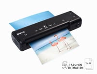 Laminovačka Pavo Florida A4 8038718 + balenie 5 ks laminovacích fólií – certifikát TÜV/GS, čierna 4