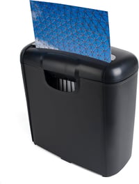 Pavo Premium papírmegsemmisítő 6 lap, hitelkártya, 10L fekete 2