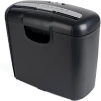 Distrugător de documente Pavo Premium 8038770, tăiere tip fâșii, 6 coli, 10 L, negru 1