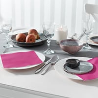 Șervețele Airlaid PAW Decor Collection 40x40 cm, aspect textil, 50 buc., In Fucsia 6