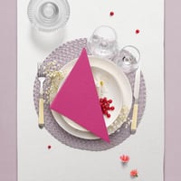 Șervețele Airlaid PAW Decor Collection 40x40 cm, aspect textil, 50 buc., In Fucsia 5