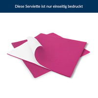Șervețele Airlaid PAW Decor Collection 40x40 cm, aspect textil, 50 buc., In Fucsia 4