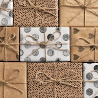 PAW Decor Collection Csomagolópapír 200 x 70 cm Natúr 5 Tekercses Ajándékcsomagoló Papír Készlet 5