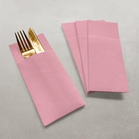 Șervețele cu buzunar pentru tacâmuri PAW Decor Collection, pliere 1/8, 50 buc, Roz 4