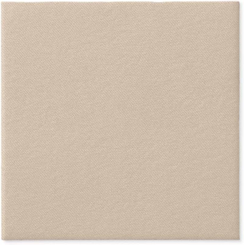 PAW Decor Collection Textilhatású Szalvéta 40x40cm 50db Bézs Esküvőhöz Keresztelőhöz
