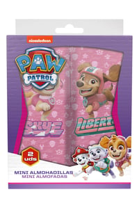 Súprava ochranných vankúšikov na bezpečnostný pás PAW Patrol Skye a Liberty, 2 ks, prateľné, ružové 3