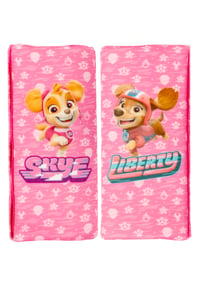 Súprava ochranných vankúšikov na bezpečnostný pás PAW Patrol Skye a Liberty, 2 ks, prateľné, ružové 1