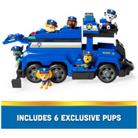 PAW Patrol Team Cruiser nagy méretű jármű Chase, Marshall, Skye, Rubble, Rocky és Zuma akciófigurákkal – játék fiúknak és lányoknak 3 éves k 5