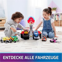 PAW PATROL: The Mighty Movie Marine Headquarters Playset with Chase Toy Figure and Superhero Vehicle, Toy Suitable for Children from 3 Years 10