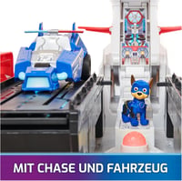 PAW PATROL: The Mighty Movie Marine Headquarters Playset with Chase Toy Figure and Superhero Vehicle, Toy Suitable for Children from 3 Years 6