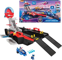 PAW PATROL: The Mighty Movie Marine Headquarters Playset with Chase Toy Figure and Superhero Vehicle, Toy Suitable for Children from 3 Years 1