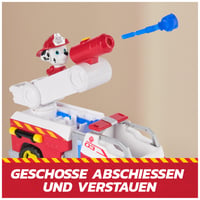 Hasičské záchranné auto Paw Patrol Marshall s hasiacim prístrojom a figúrkou psa Marshalla, hračka od 3 rokov 6