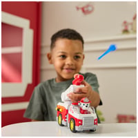 Hasičské záchranné auto Paw Patrol Marshall s hasiacim prístrojom a figúrkou psa Marshalla, hračka od 3 rokov 2