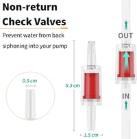 Pawfly 7W Akvárium Levegőpumpa Szabályozható Csendes Oxigén Pumpa 16L/perc Halastó Akvárium 1000L Komplett Szett 4
