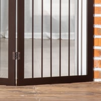 PawHut modulárna skladacia bezpečnostná zábrana 160x76 cm z MDF – ochranná mreža pre domáce zvieratá a deti 7