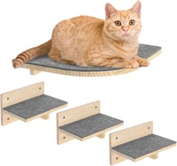 Pawtasy Macska Falmászó Lépcső Szett 4 Részes Természetes Fa 35 kg 1
