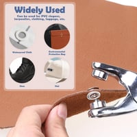 Set PAXCOO de 1203 piese cu clește pentru perforat și capsat, cu capse de 6 mm diametru interior, șaibe și perforator 5