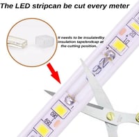 pcning 25m LED szalag 230V IP67 vízálló hideg fehér 6000K kültéri EU csatlakozó 2