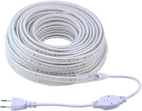 pcning 15m LED szalag 220V meleg fehér 5730 SMD 120LED/m EU dugóval 3