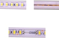 pcning 2m LED szalag AC 220V EU dugóval, IP67 vízálló kültéri meleg fehér 3