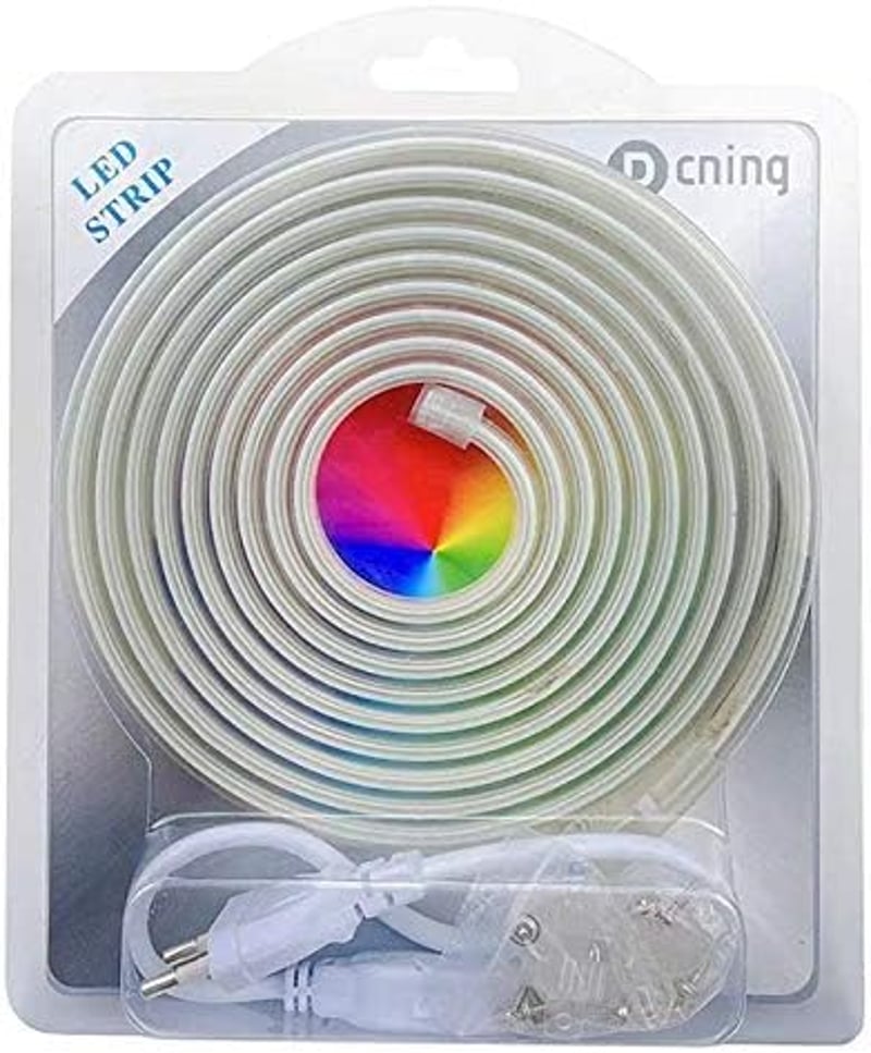 pcning 3M LED szalag 230V közvetlen csatlakozás 4000K fehér IP67 vízálló SMD5730 120LED/m