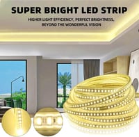 pcning 3M LED szalag 230V közvetlen csatlakozás 4000K fehér IP67 vízálló SMD5730 120LED/m 2